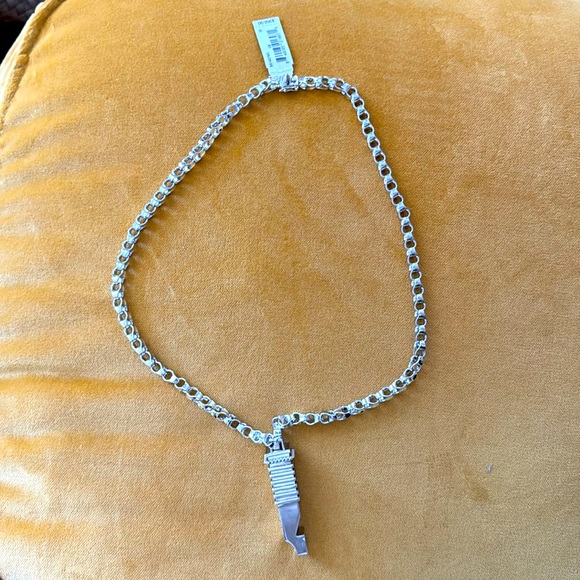 Eddie Borgo Silver Whistle Necklace - Picture 2 of 3